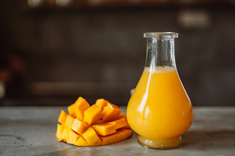 Costa Vida fresh mango lemonade tropical drink