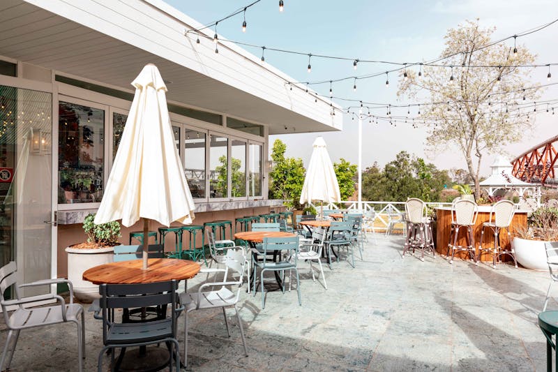 Costa Vida outdoor patio seating area