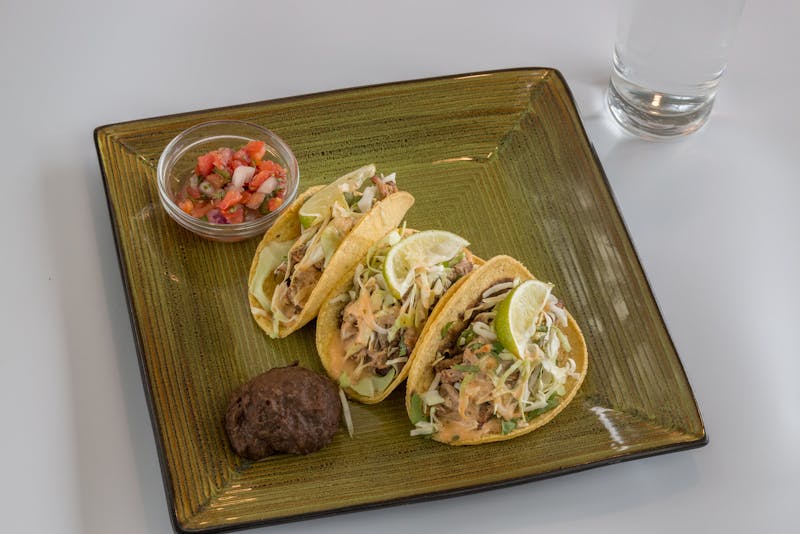 Costa Vida fresh veggie tacos colorful